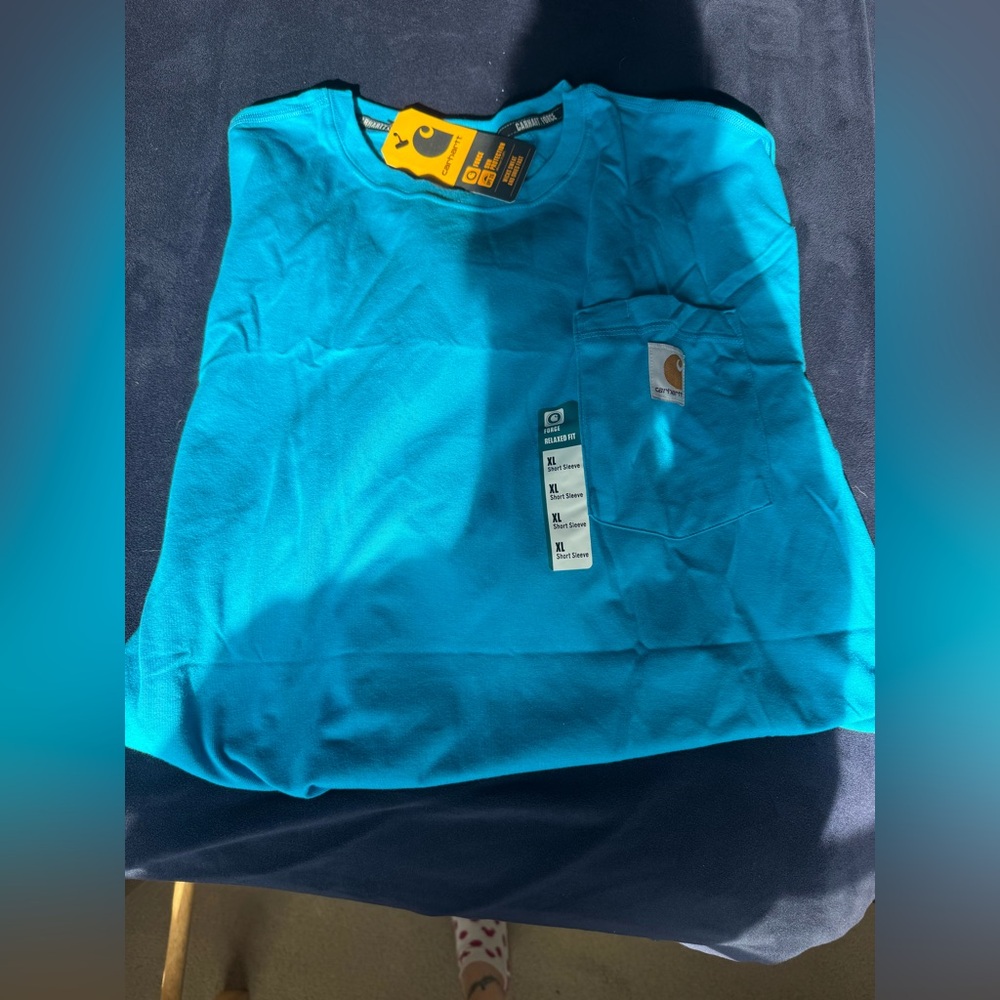 Carhartt Men's Aqua Short Sleeve relax fit Tee